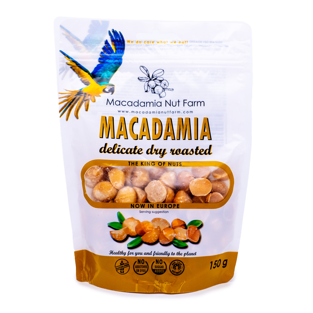 Nuci de macadamia prajite, 150 g, Macadamia