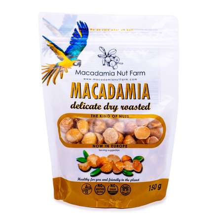MACADAMIA NUT FARM NUCI DE MACADAMIA PRAJITE 150 GR