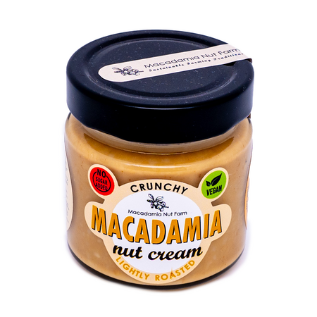Crema de nuci de macadamia crunchy - prajite usor, 180 g, Macadamia 673085