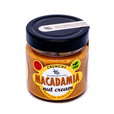 Crema de nuci de macadamia crunchy - prajite mediu, 180 g, Macadamia 673091