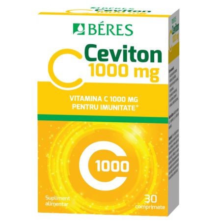 Vitamina C, 1000 mg, 30 comprimate, Beres