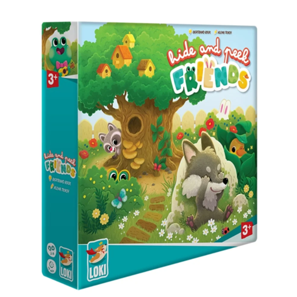 Joc pentru copii Hide and Peek Friends, 3 ani+, Loki