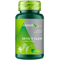 Gheara Diavolului, 250 mg, 30 capsule vegetale, Adams Supplements