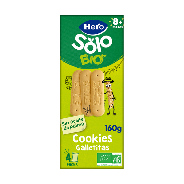 Biscuiti Bio Solo, + 8 luni, 160 g, Hero