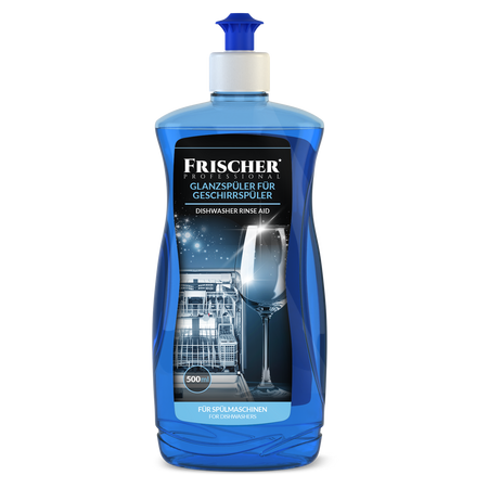 Solutie de clatire pentru masina de spalat vase, 500 ml, Frischer