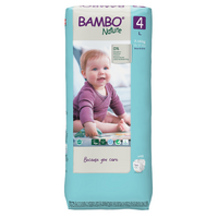 Scutece Ecolabel, Nr. 4, 7-14 kg, 48 bucati, Bambo Nature