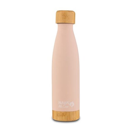 NAVA STICLA TERMOIZOLANTA CALATORII BAMBUS 500 ML ROZ 10-016-001