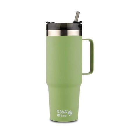 NAVA CANA TERMOIZOLANTA CALATORII  900 ML VERDE MENTA 10-016-104