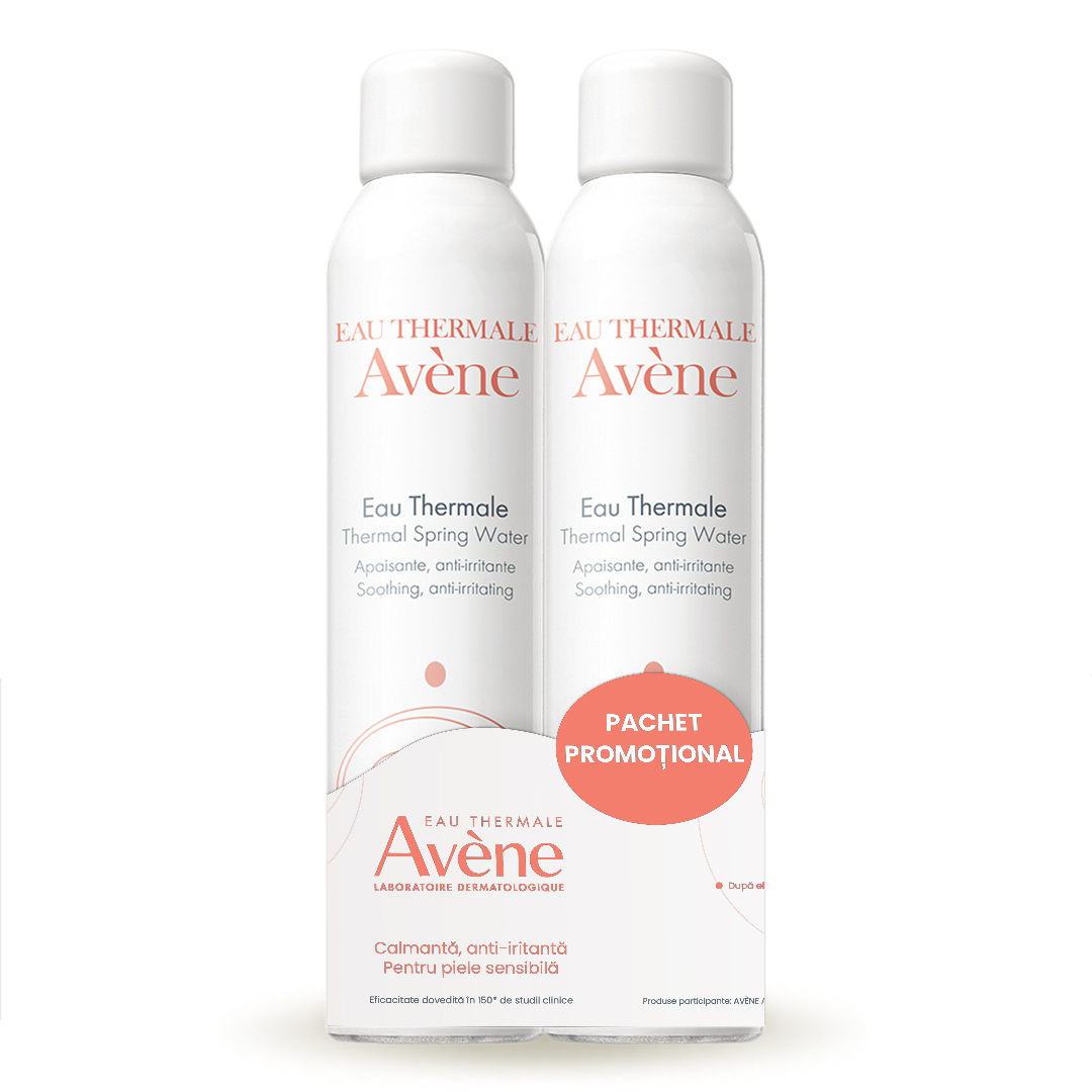 Pachet Apa Termala, 2x300 ml, Avene