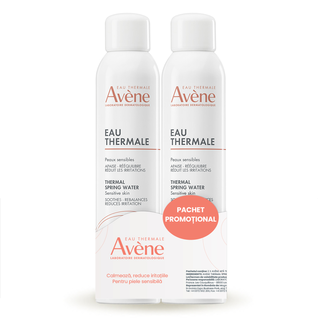 Pachet Apa Termala, 2x300 ml, Avene