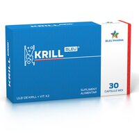 Ulei de Krill + Vitamina K2 Krill Bleu, 30 capsule, Bleu Pharma