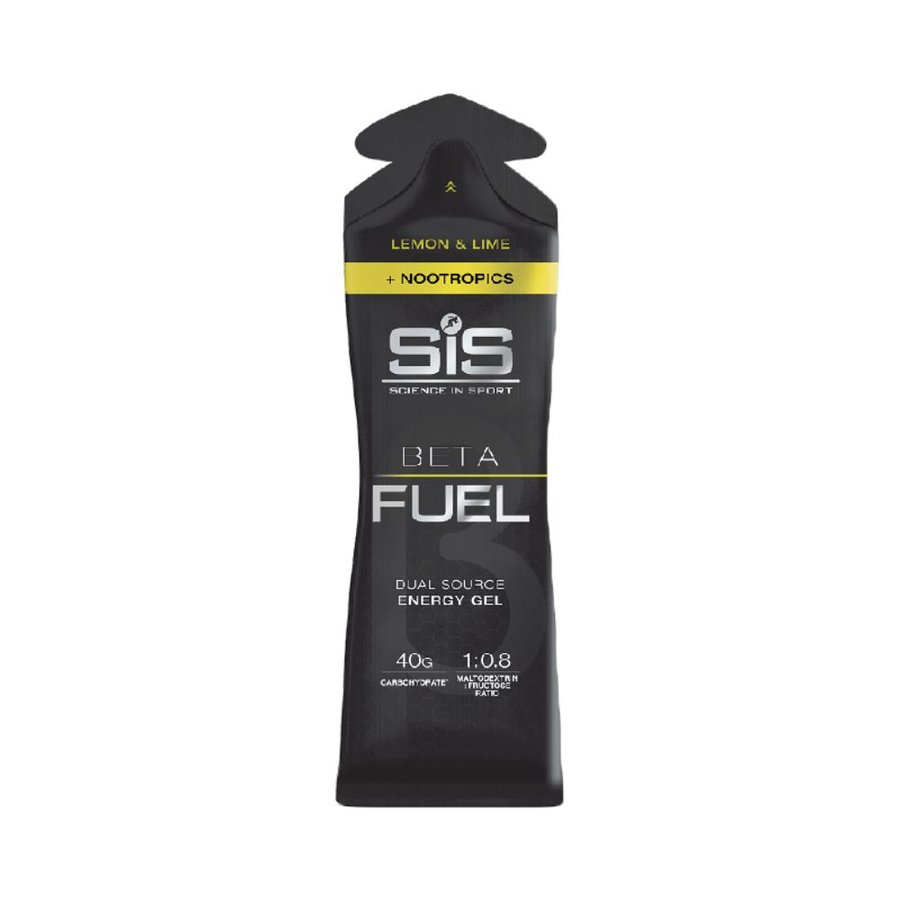 Gel energizant cu aroma de lamaie + Nootropics Beta Fuel, 60 ml, Sis