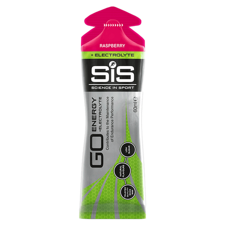 Gel energizant cu electroliti cu aroma de zmeura Go Energy, 60 ml, Sis