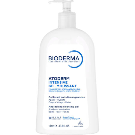 Gel spumant Intensive Atoderm, 1L, Bioderma