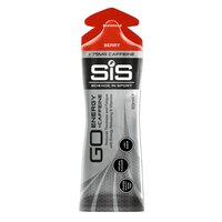 Gel energizant cu aroma de fructe rosii Go Energy Caffeine, 60 ml, Sis