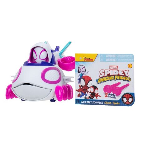 Vehicul cu lansator de sageti cu figurina inclusa Paienjenelul Marvel, 3 ani+, Diverse modele, Marvel 685062