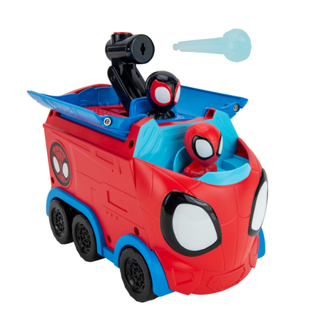 PAIENJENELUL MARVEL  VEHICUL TRANSFORMABIL CU 3 PERSONAJE SNF0081