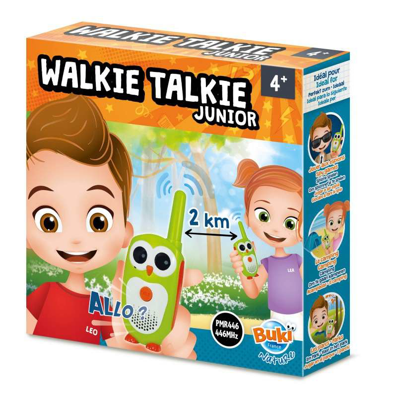 Set Walkie Talkie pentru copii - Varianta Junior, 4 ani+, 2 buc, Buki