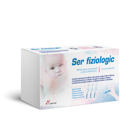 Ser fiziologic, 40 x 5 ml, Labormed 714410