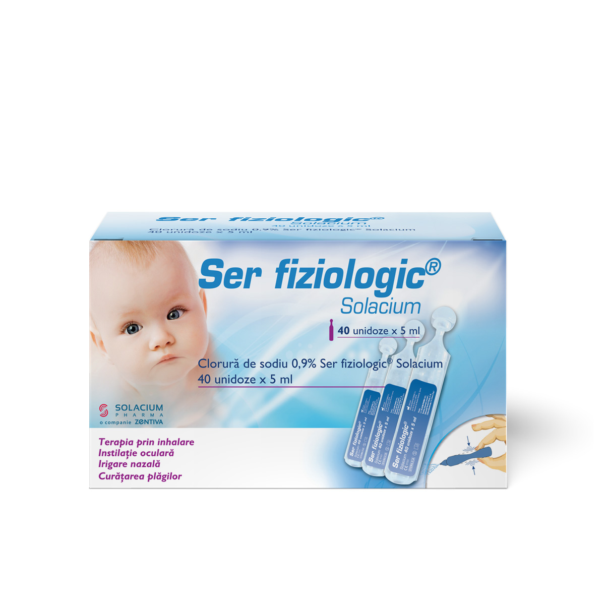 Ser fiziologic, 40 x 5 ml, Labormed