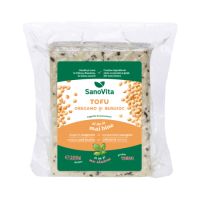 Tofu cu oregano si busuioc sterilizat, 200g, Sanovita