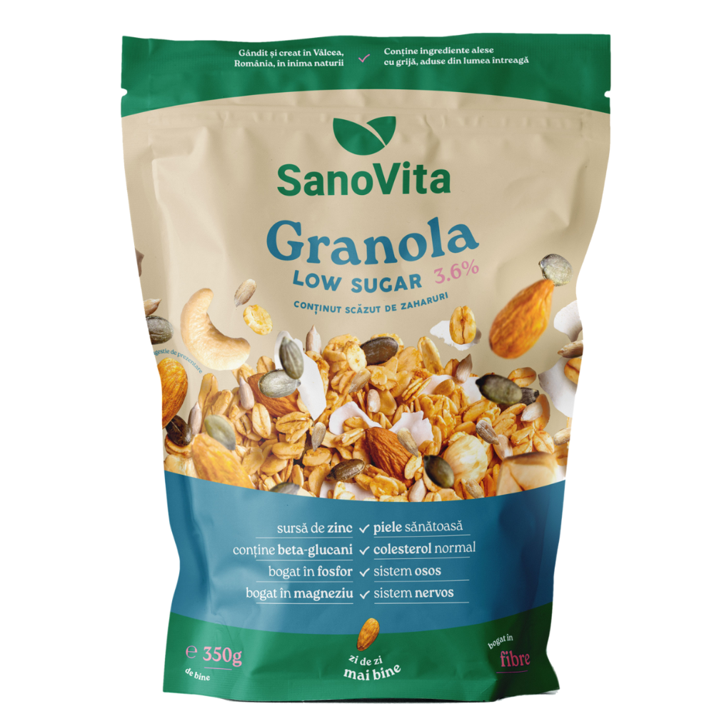 Granola Low Sugar, 350 g, Sanovita