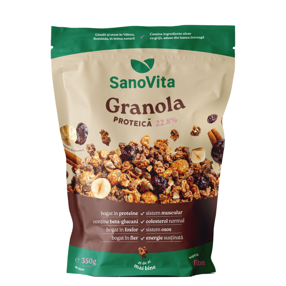 Granola proteica, 350 g, Sanovita