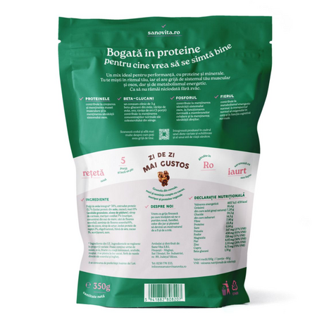 Granola proteica, 350 g, Sanovita 673674
