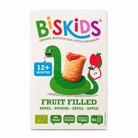 Biscuiti bio cu mere Biskids, 12 luni+, 120 g, Belkorn