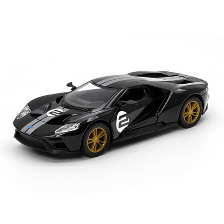 Masinuta metalica, 13 cm,  Scara 1:38, Diverse culori, Ford GT, 3 ani+, 1 bucata, Kinsmart 673768