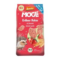 Biscuiti Bio cu capsuni, 125 g, Mogli