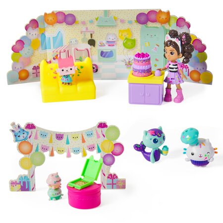 Set figurine pentru ziua de nastere a lui Cakey, + 3 ani, Gabbys's Dollhouse 673809