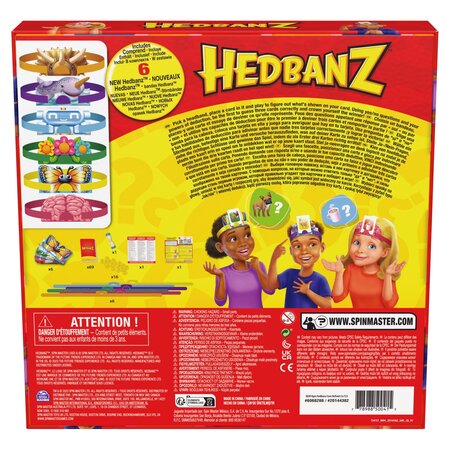 Joc de societate Spin Master, 6 ani+, Hedbanz 673817