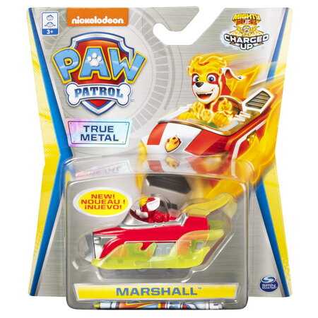 Macheta masina metalica Marshall Charged Up Patrula catelusilor, 3 ani+, Nickelodeon