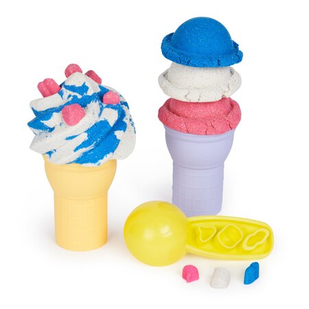 Set de joaca nisip kinetic Inghetata, + 5 ani, Kinetic Sand 673864