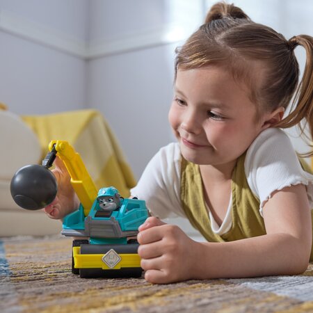 Tractorul cu bila pentru demolare al lui Rubble Patrula catelusilor, 3 ani+, Nickelodeon 673891