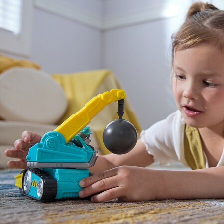 Tractorul cu bila pentru demolare al lui Rubble Patrula catelusilor, 3 ani+, Nickelodeon 673892