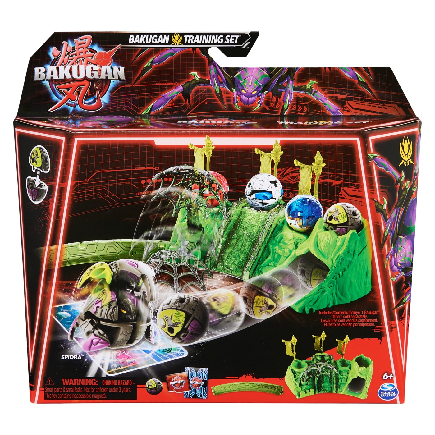 Set de antrenament Spidra, +6 ani, Bakugan