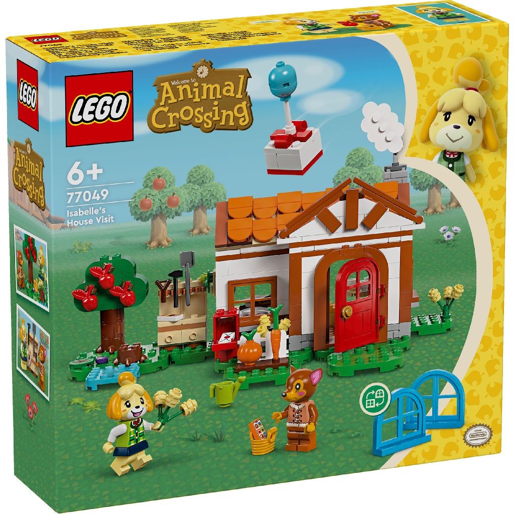 Isabelle vine in vizita Animal Crossing, +6 ani, 77049, Lego