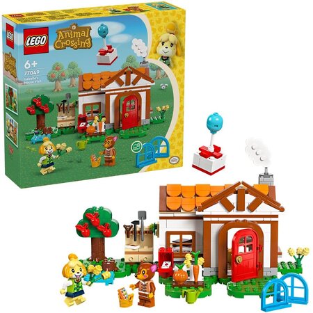 Isabelle vine in vizita Animal Crossing, +6 ani, 77049, Lego 674212