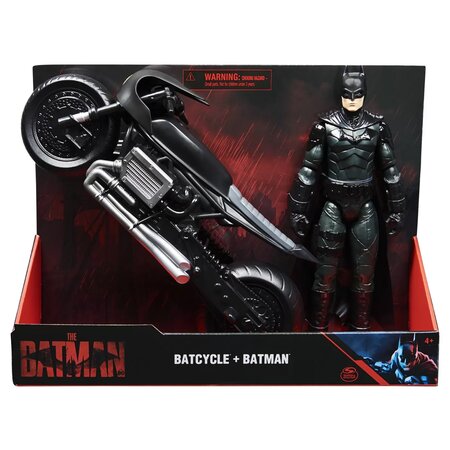 Figurina Batman si motocicleta, +4 ani, Spin Master 674064