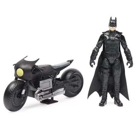 Figurina Batman si motocicleta, +4 ani, Spin Master 674063