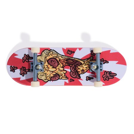 Set cu 2 Mini Skateboard si 2 figurine cu casca alba si gri Sk8 Crew, 9.6 cm, 5 ani+, Tech Deck 674126