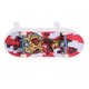 Set cu 2 Mini Skateboard si 2 figurine cu casca alba si gri Sk8 Crew, 9.6 cm, 5 ani+, Tech Deck 674126