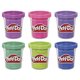 Set 6 cutii pasta modelatoare cu sclipici, +2 ani, Play Doh 674132