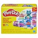 Set 6 cutii pasta modelatoare cu sclipici, +2 ani, Play Doh 674131
