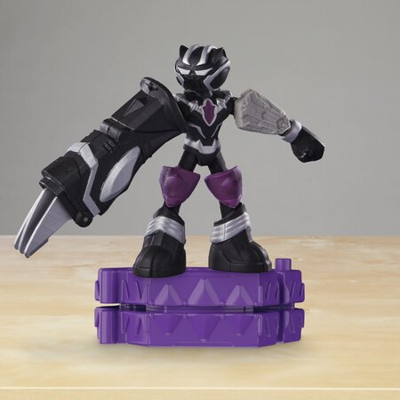 Figurina flexibila cu accesorii Black Panther Marvel, 10 cm, +4 ani, Play Doh 674146
