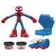 Figurina flexibila cu accesorii Spider Man Marvel, 10 cm, +4 ani, Play Doh 674148