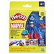 Figurina flexibila cu accesorii Captain America Marvel, 10 cn, +4 ani, Play Doh 674153