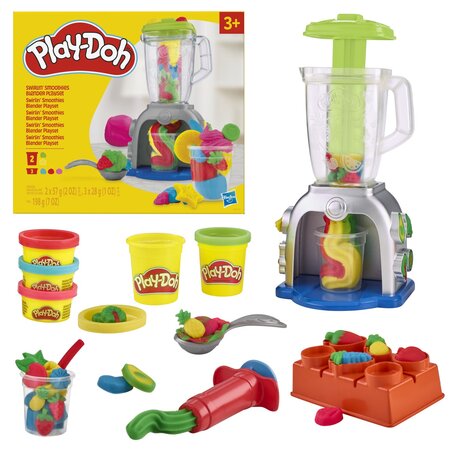 Set plastilina Blender pentru smoothie, +3 ani, Play Doh 674168